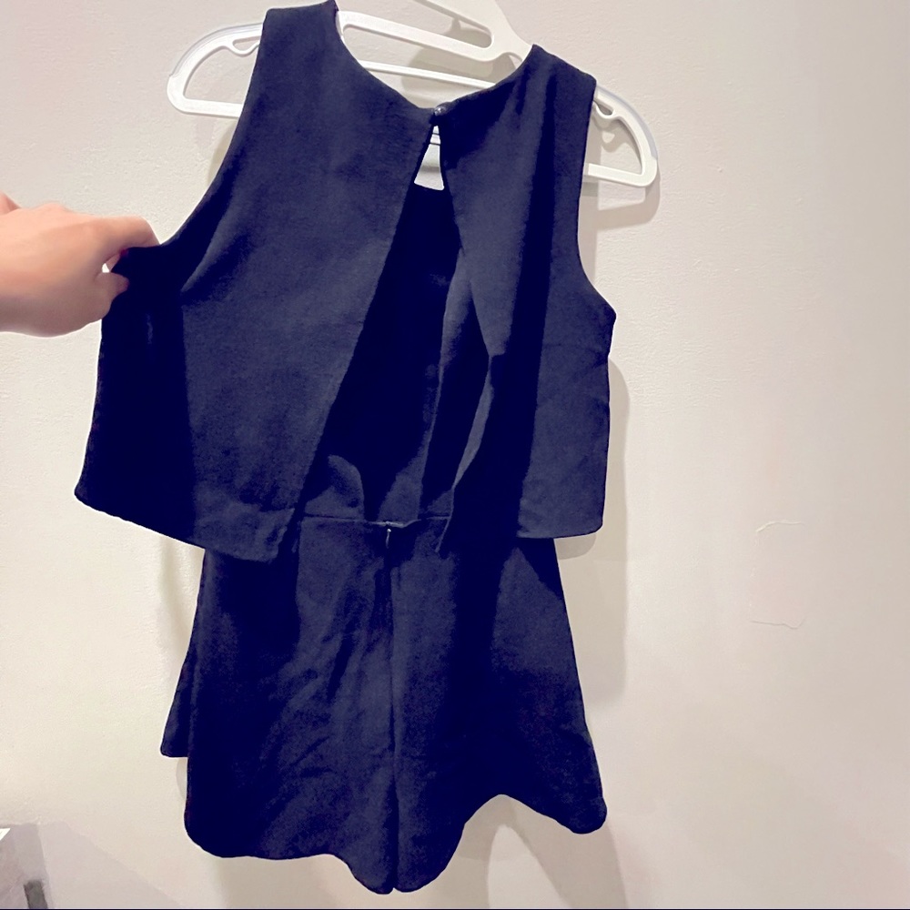 Black Short Romper
